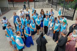 Международное Содружество Православной молодёжи посетило обитель