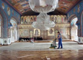 В Новодворском храме ведутся ремонтные работы