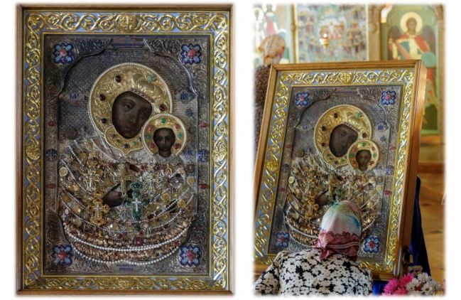 В Курском Свято-Троицком женском монастыре гостит чудотворный образ Божией Матери «Пряжевская»