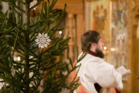 Рождественская ночь в Курском Свято-Троицком женском монастыре, 2020, январь, 7