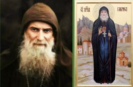 В монастырь прибыл ковчежец со святыми мощами преподобноисповедника Гавриила (Ургебадзе)